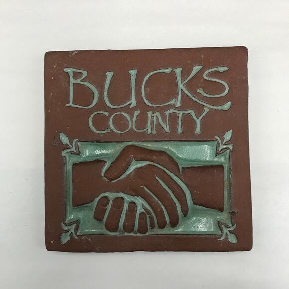GOP National Convention Phila.-Bucks County Souvenir Broad Axe Pottery - Picture 1 of 3